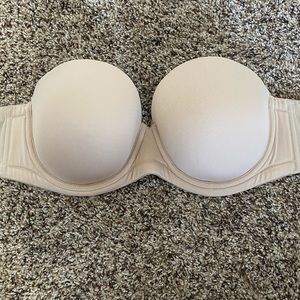 Strapless bra